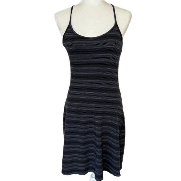 Mountain Hard Wear Grey Striped Sundress with Racer Back. Sz. M. Good Condition - Picture 1 of 13